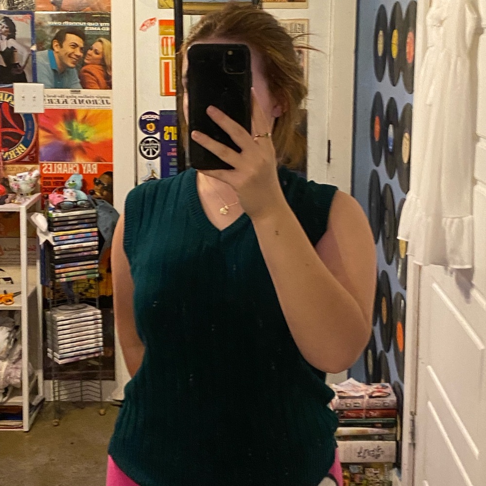 Vintage sweater vest!